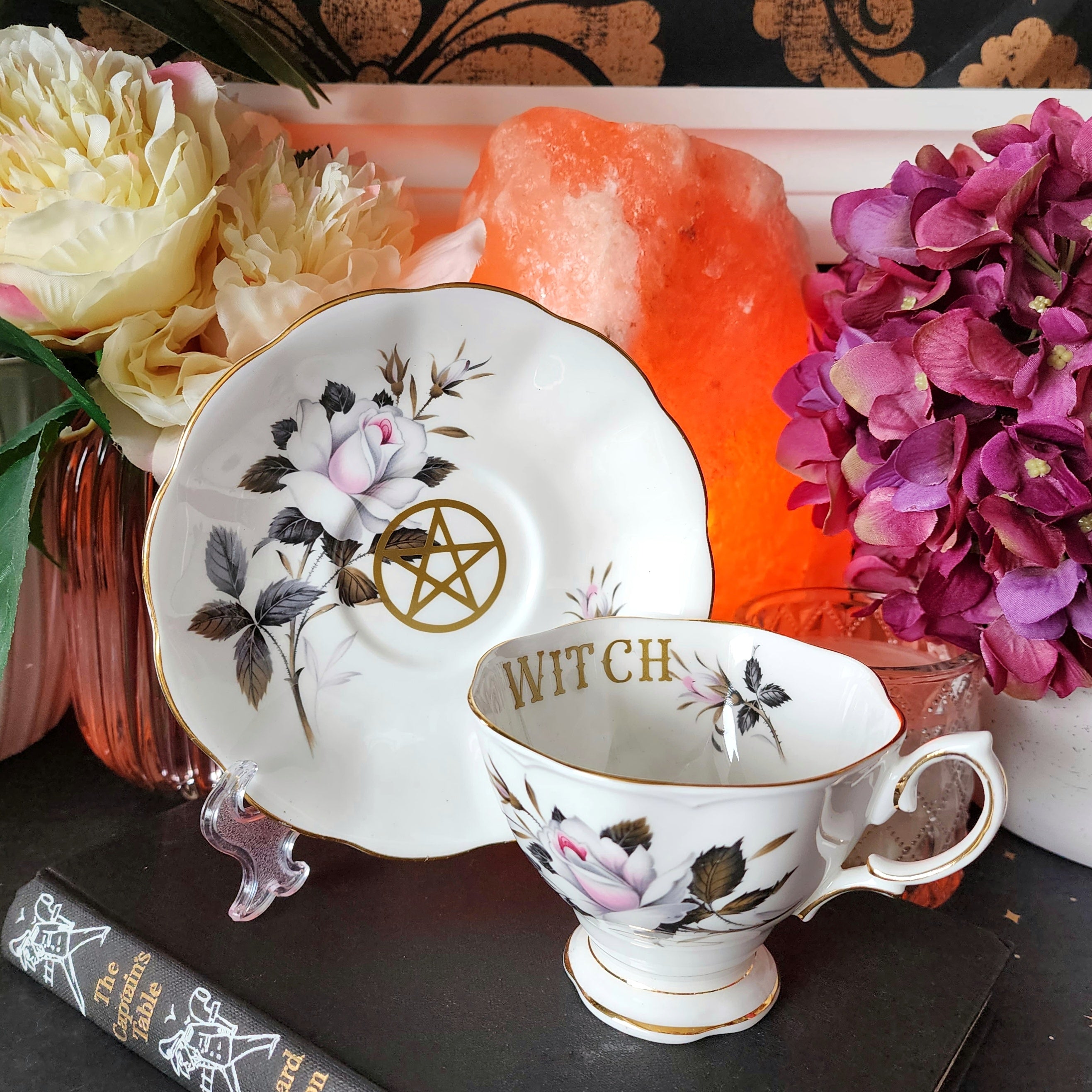 Custom Teacup Set - Cursive Craft 