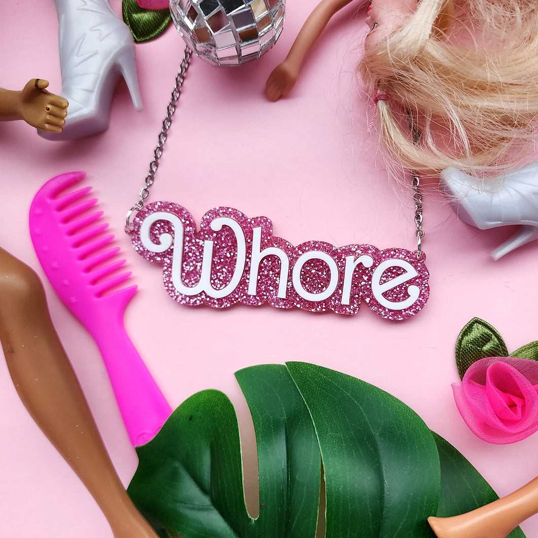 Barbie Whore Necklace