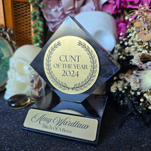 Load image into Gallery viewer, Cunt Of The Year Trophy
