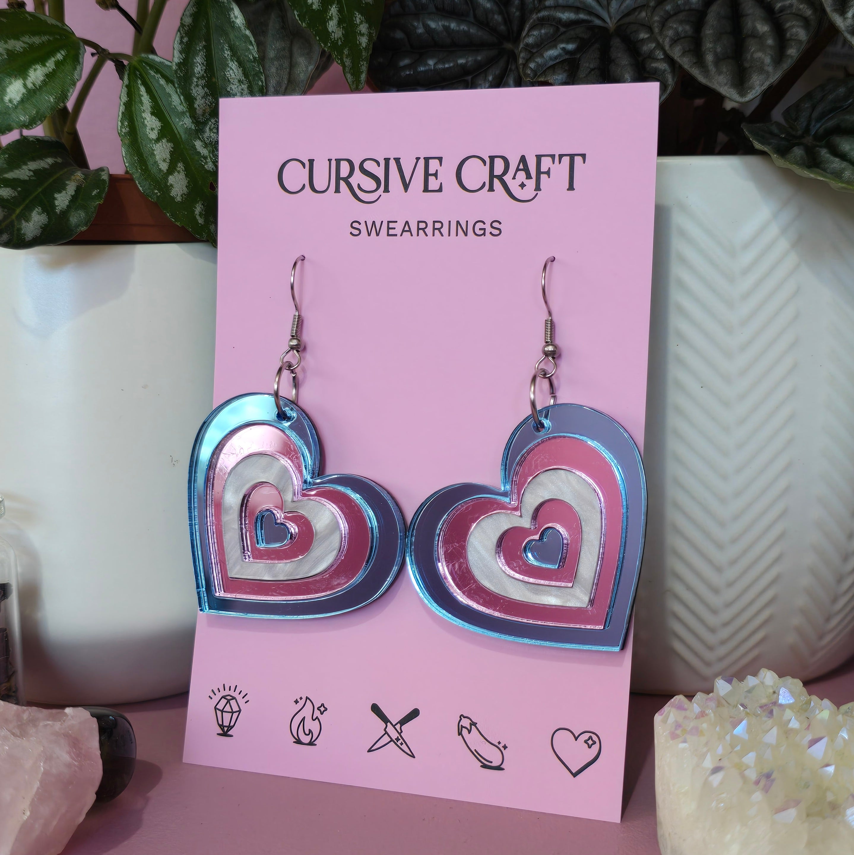 Trans Pride Heart Stack