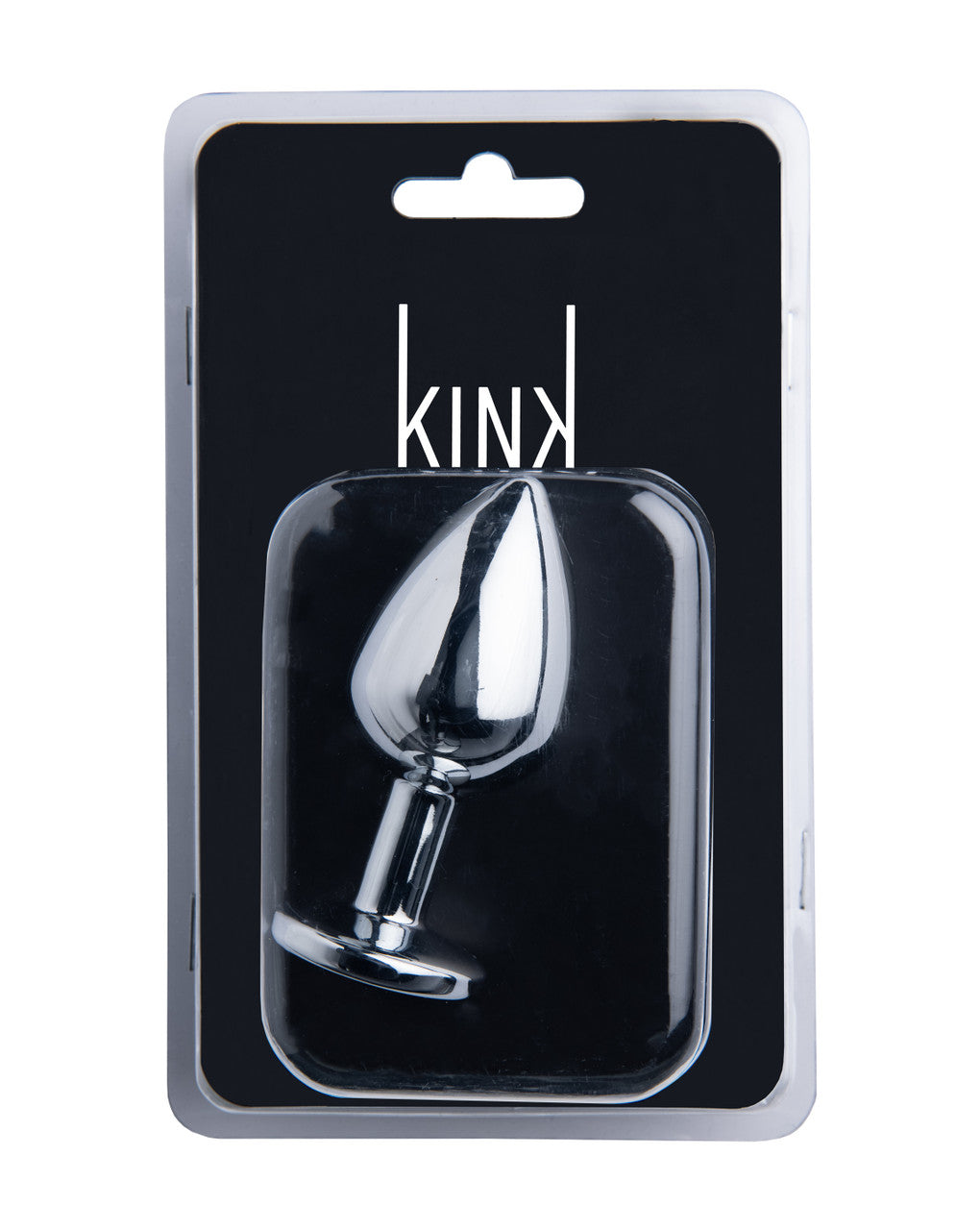 Kinki Range Alloy Love Heart Gemmed Butt Plug - 2.7 Inch - Pink