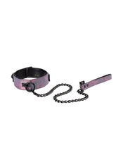 Load image into Gallery viewer, Bound Luxury Collar With Leash - Pink Paisley
