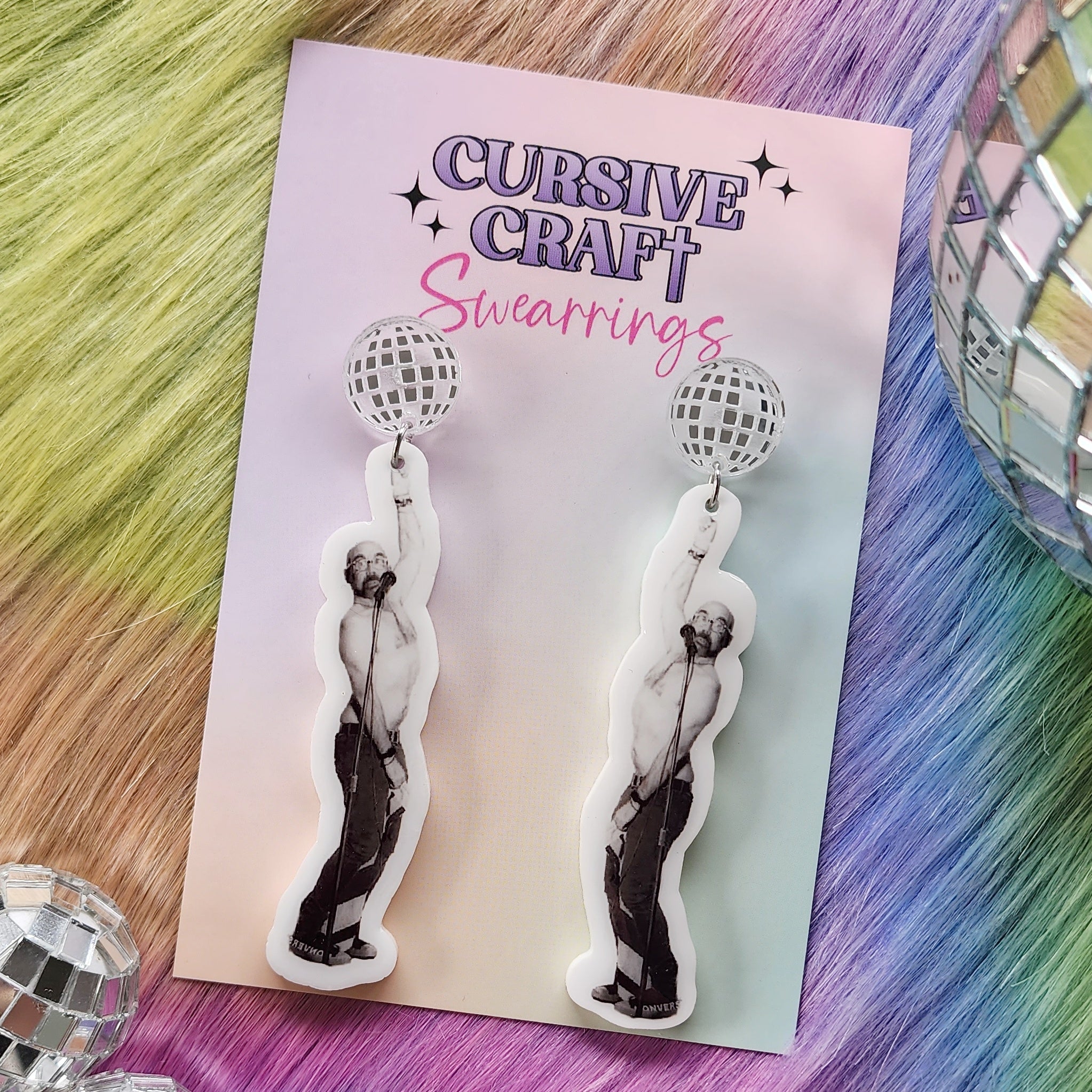 Custom Photo Earrings - Cursive Craft 